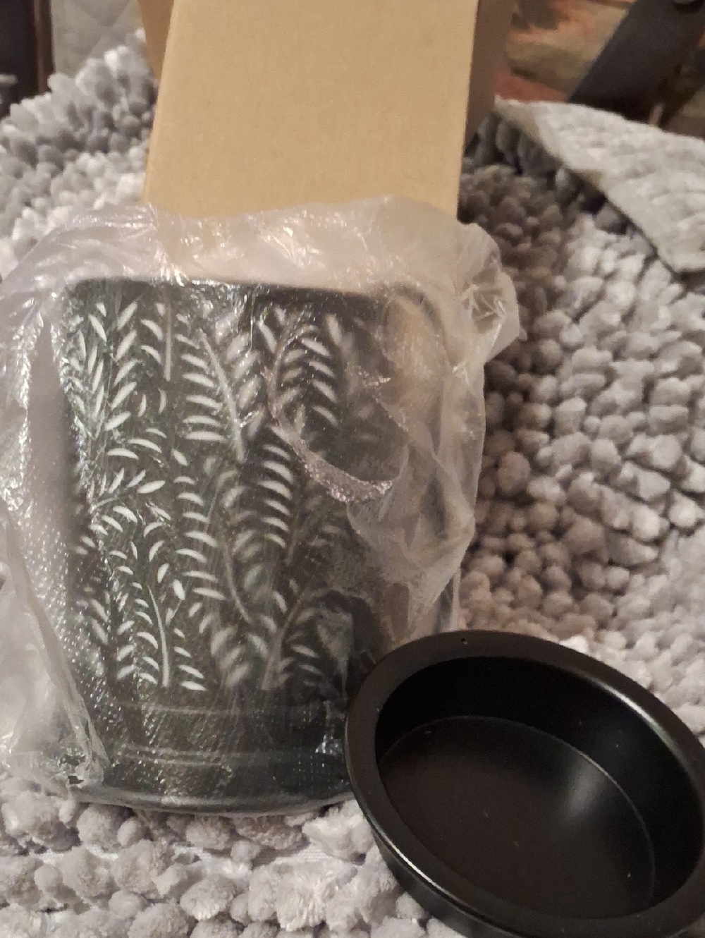 Black Decorative Wax Warmer